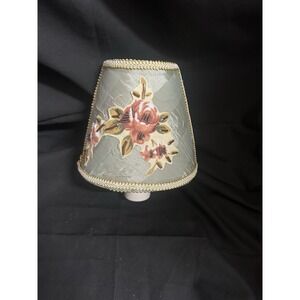 Vintage 1984 Victorian Swiss Lace Lamp Shade Night Light